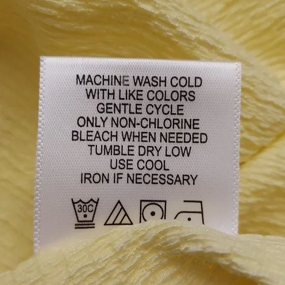 OLIVIA SKY Yellow Gauzy Pullover Tank Top - Picture 9 of 9